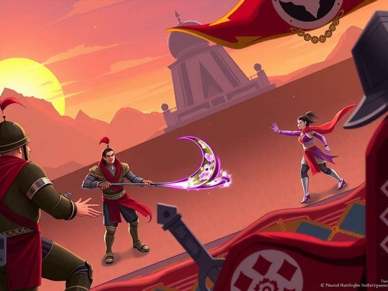 Titan Overthrower Gameplay - Hero Battling a Titan